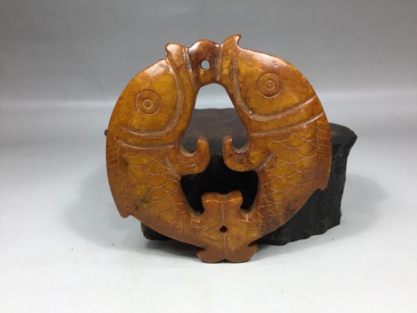 双鱼玉佩恐怖的图片